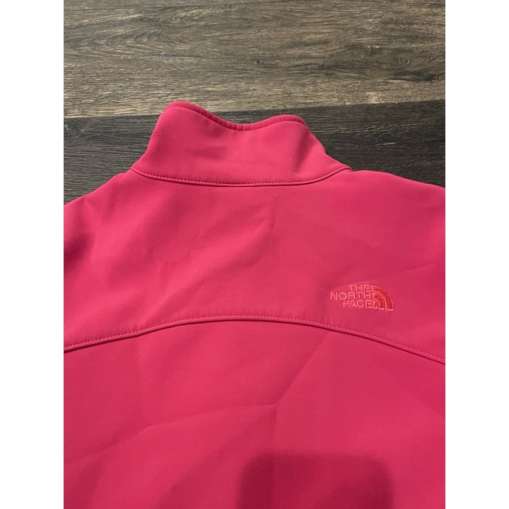 The North Face Jacket Womens Small Pink Softshell Fleece Lined Hooded WindWall - Picture 11 of 11
